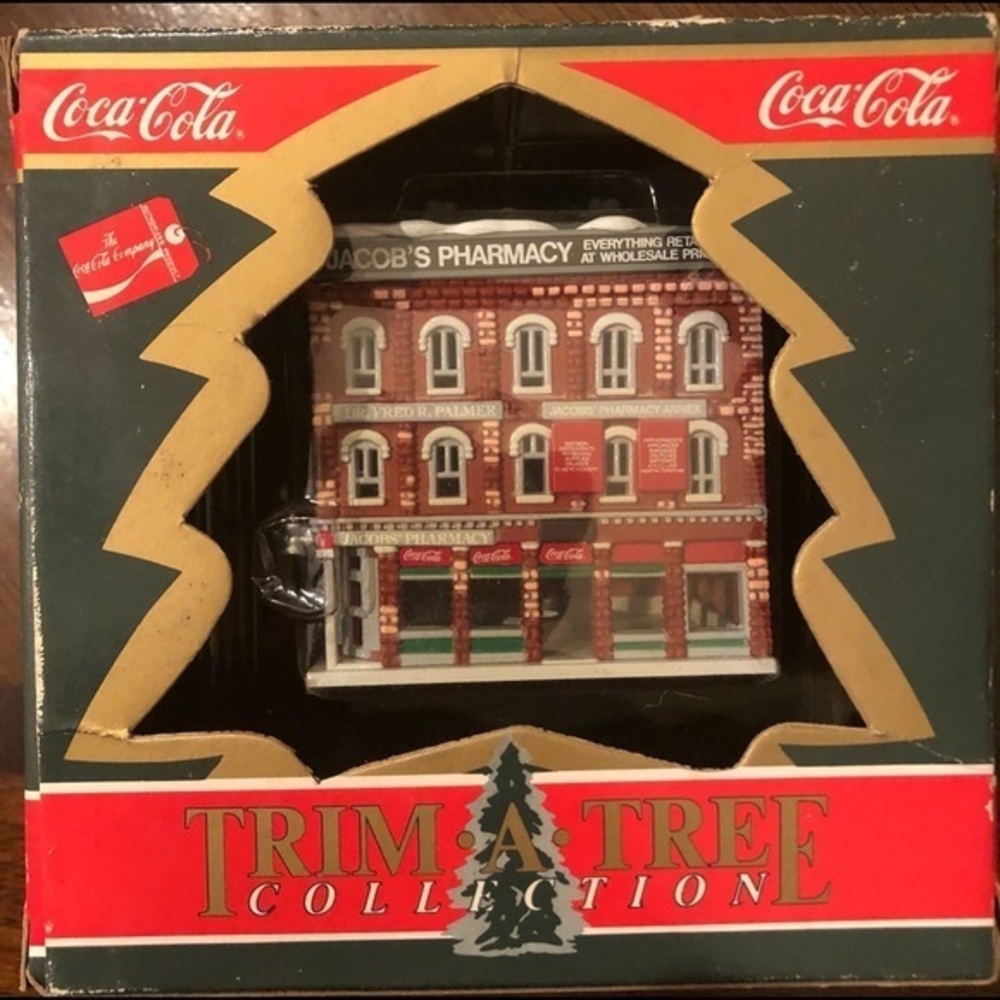 Vintage Hallmark Trim A Tree Coca-Cola Collection Jacob’s Pharmacy Coke
